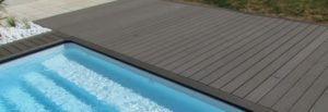 lames composite contour de piscine