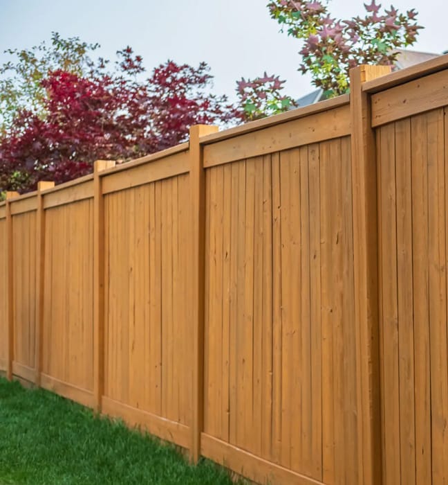 Clôture de jardin sur mesure en bois